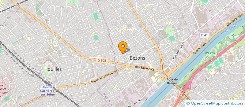 localisation de l'entreprise MONSIEUR MARTINHO DOS SANTOS à BEZONS