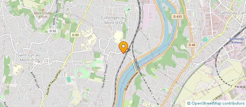 localisation de l'entreprise MONSIEUR MARTINHO MONTEIRO  COLLONGES-AU-MONT-D'OR