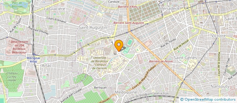 localisation de l'entreprise MONSIEUR MARTINHO PINTO DE OLIVEIRA à BORDEAUX