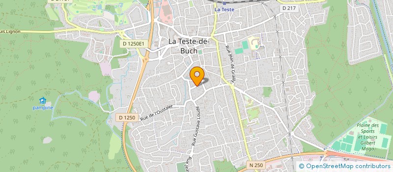 localisation de l'entreprise MONSIEUR MARTINIEN DOZIERE à LA TESTE-DE-BUCH