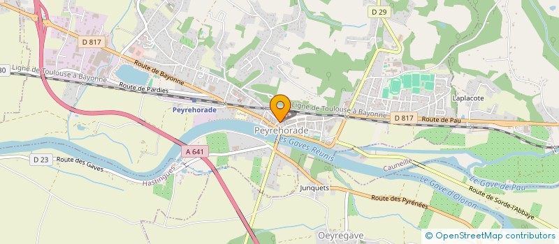 localisation de l'entreprise MONSIEUR MARTINO DEFRANCESCO  PEYREHORADE