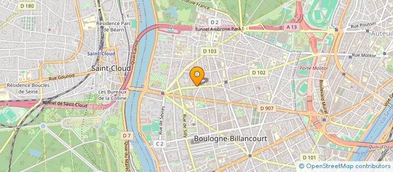 localisation de l'entreprise MONSIEUR MARTINO MAZZI à BOULOGNE-BILLANCOURT