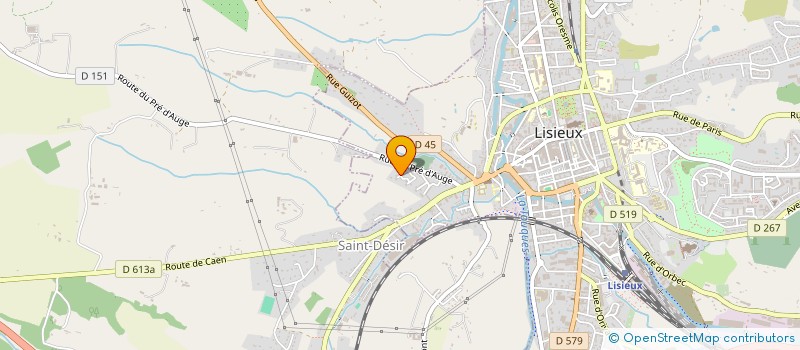 localisation de l'entreprise MONSIEUR MARTINS ALFREDO  LISIEUX