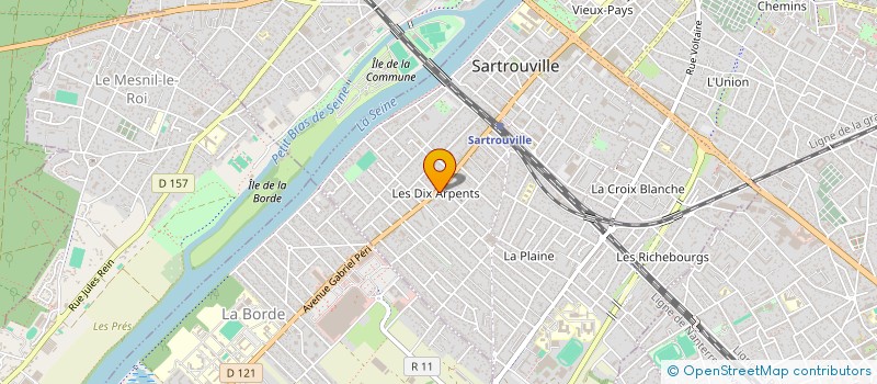 localisation de l'entreprise MONSIEUR MARTINS CARDOSO  SARTROUVILLE