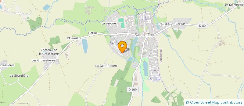 localisation de l'entreprise MONSIEUR MARTINUS VAN DEN BERG  SAINTE-FOY