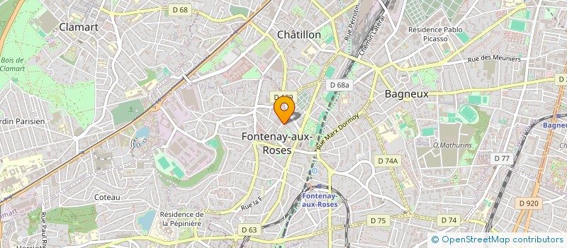 localisation de l'entreprise MONSIEUR MARTON MARTON CSUZI à FONTENAY-AUX-ROSES
