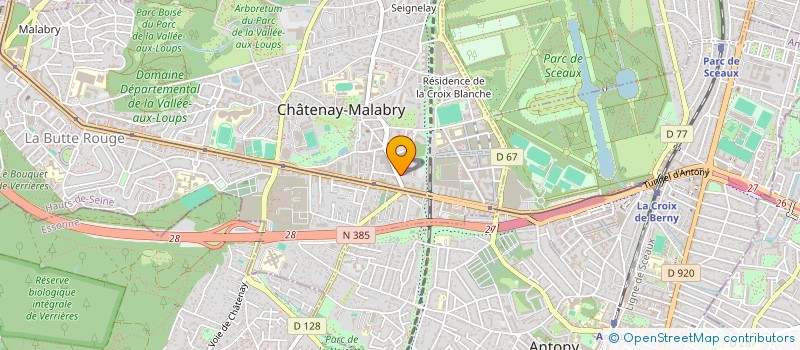 localisation de l'entreprise MONSIEUR MARTON MENDONCA MARTELLUCCI  CHATENAY-MALABRY