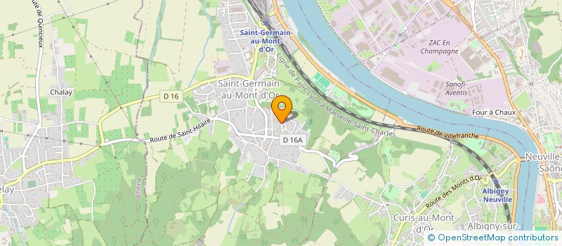 localisation de l'entreprise MONSIEUR MARTON SCHERER  SAINT-GERMAIN-AU-MONT-D'OR