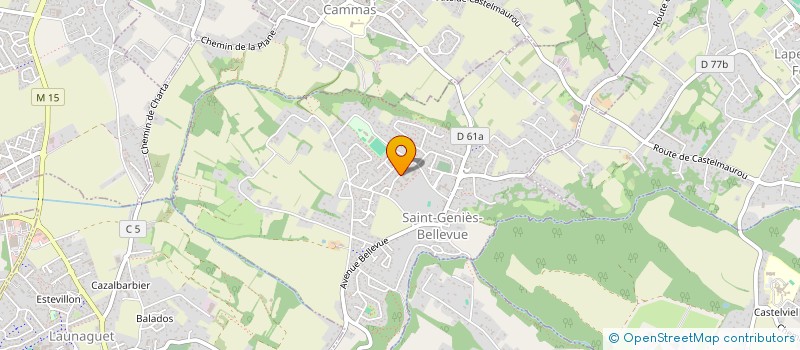 localisation de l'entreprise MONSIEUR MARTY KLEINE  SAINT-GENIES-BELLEVUE