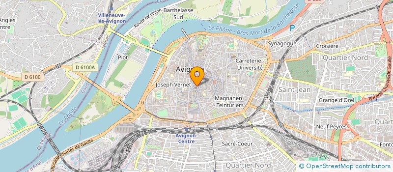 localisation de l'entreprise MONSIEUR MARTYRS OULOIN à AVIGNON