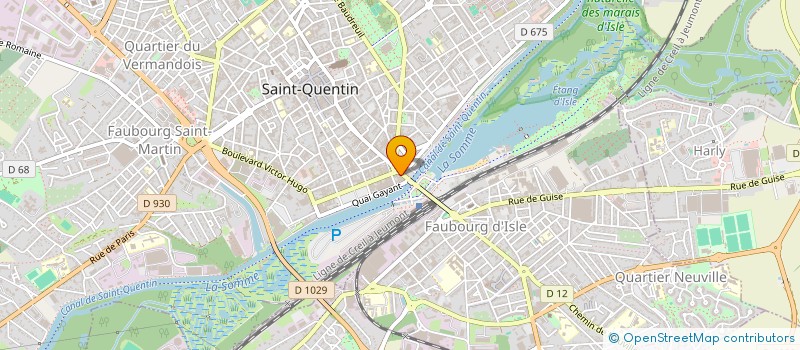 localisation de l'entreprise MONSIEUR MARUF KHAN  SAINT-QUENTIN