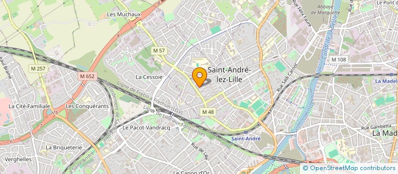 localisation de l'entreprise MONSIEUR MARVEEN CAMPRASSE  SAINT-ANDRE-LEZ-LILLE