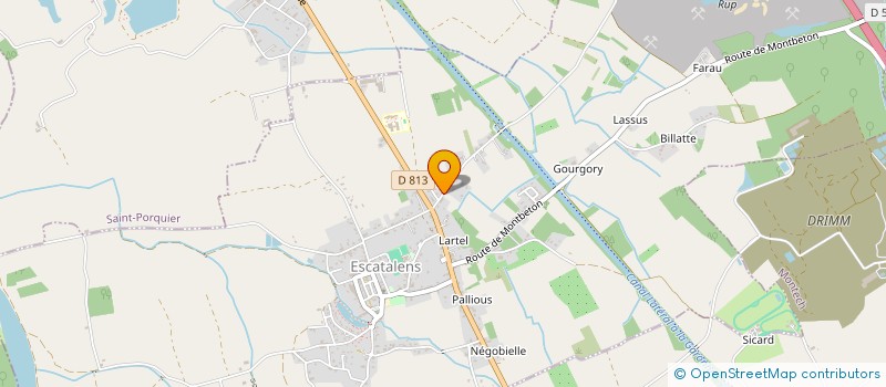 localisation de l'entreprise MONSIEUR MARVEEN MARROU  MONCLAR-DE-QUERCY