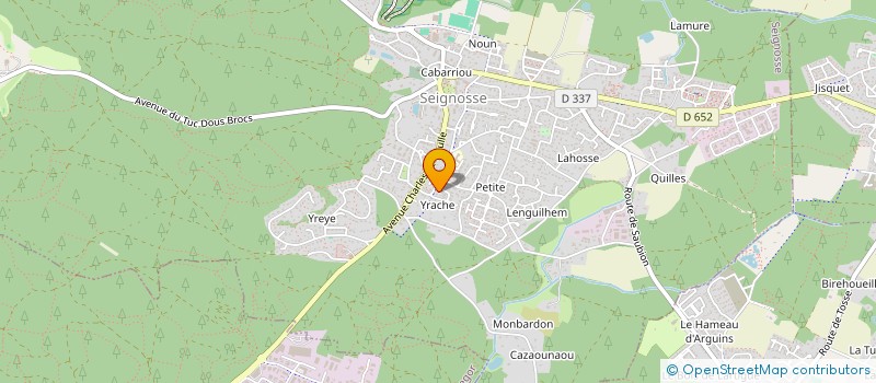 localisation de l'entreprise MONSIEUR MARVEEN VALDENT  SEIGNOSSE