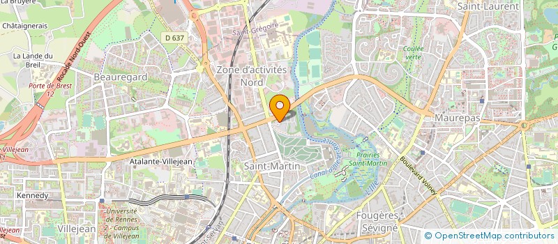 localisation de l'entreprise MONSIEUR MARVIN ADAM  RENNES