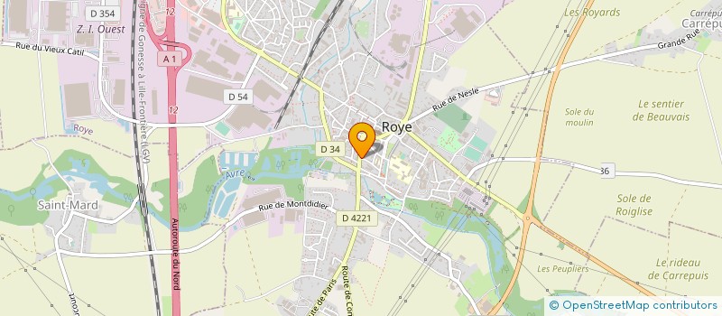 localisation de l'entreprise MONSIEUR MARVIN ARNULL  ROYE