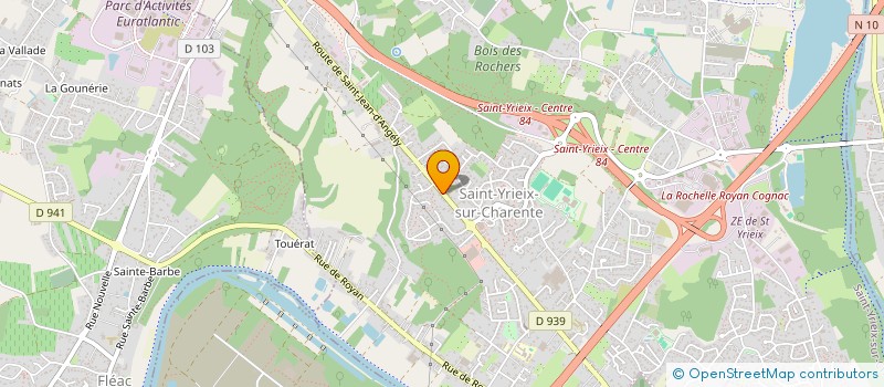 localisation de l'entreprise MONSIEUR MARVIN BERTIN  GOND-PONTOUVRE