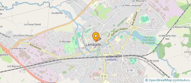 localisation de l'entreprise MONSIEUR MARVIN BLANCHARD  LAMBALLE-ARMOR