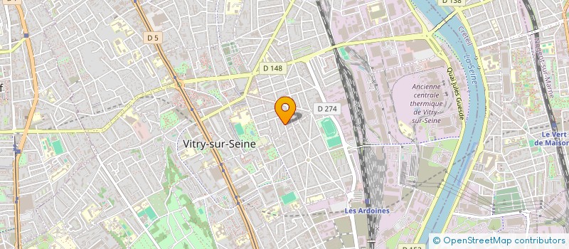 localisation de l'entreprise MONSIEUR MARVIN BONNET à VITRY-SUR-SEINE