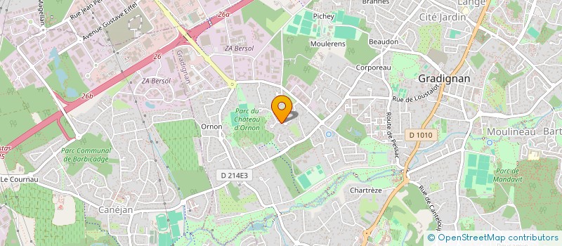 localisation de l'entreprise MONSIEUR MARVIN BOUQUET  OBJAT