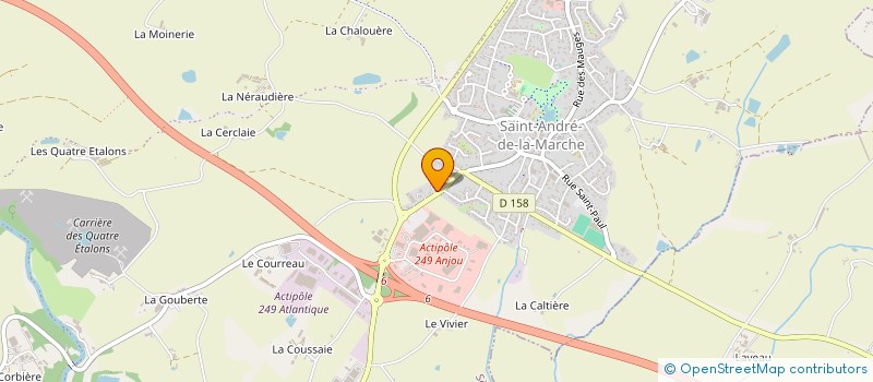 localisation de l'entreprise MONSIEUR MARVIN BREBION  SEVREMOINE