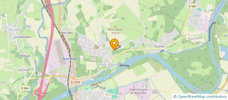 localisation de l'entreprise MONSIEUR MARVIN BRISSOT  PONT-D'AIN