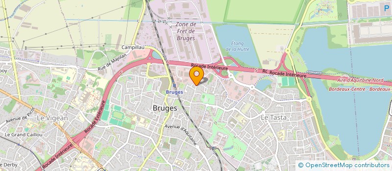 localisation de l'entreprise MONSIEUR MARVIN CARRERE  BRUGES