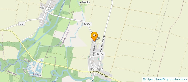 localisation de l'entreprise MONSIEUR MARVIN CASSIAUX  BOULAGES