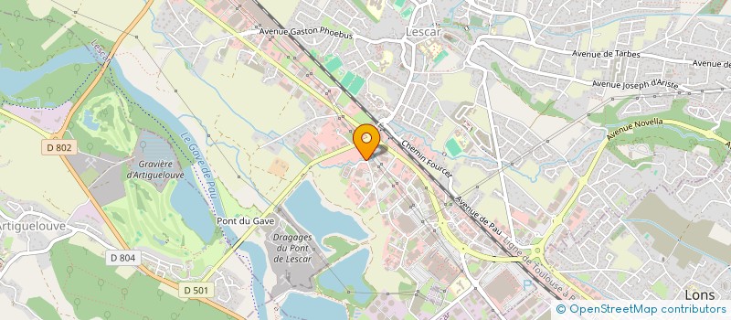 localisation de l'entreprise MONSIEUR MARVIN CHAUVET à LESCAR