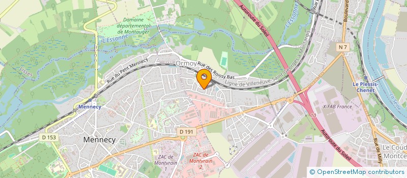 localisation de l'entreprise MONSIEUR MARVIN COLOMBO  ORMOY