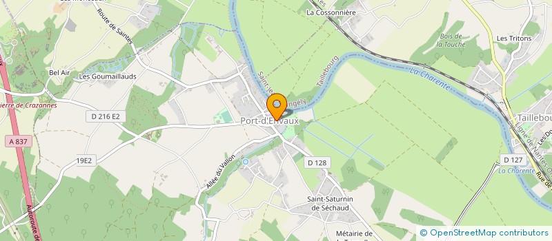 localisation de l'entreprise MONSIEUR MARVIN CUTRERA  TAILLEBOURG