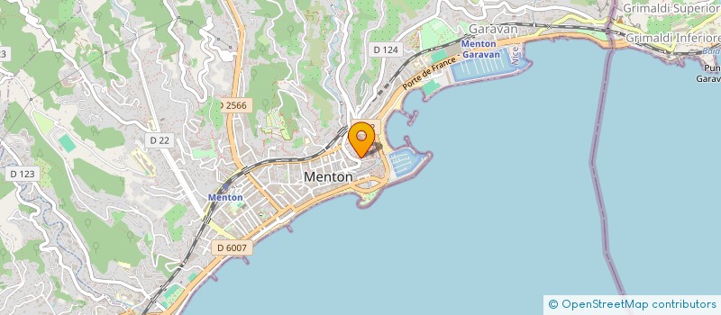 localisation de l'entreprise MONSIEUR MARVIN DAMBRY à MENTON