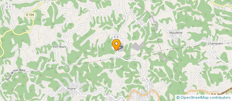 localisation de l'entreprise MONSIEUR MARVIN DAMO  LE GOSIER