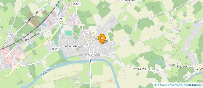 localisation de l'entreprise MONSIEUR MARVIN DANGEUL  ROEZE-SUR-SARTHE