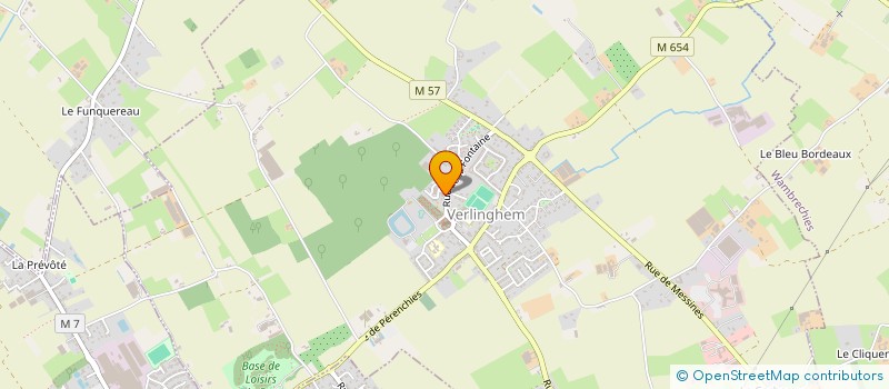 localisation de l'entreprise MONSIEUR MARVIN DE BAERDEMACKER  VERLINGHEM
