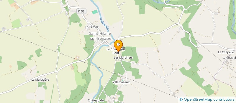 localisation de l'entreprise MONSIEUR MARVIN DEBIARD à SAINT-HILAIRE-SUR-BENAIZE