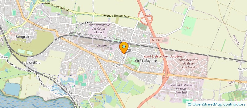 localisation de l'entreprise MONSIEUR MARVIN DELANDE  AYTRE