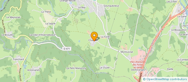 localisation de l'entreprise MONSIEUR MARVIN DUBOEUF à LA CHAPELLE D AUREC