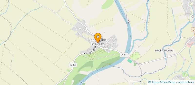 localisation de l'entreprise MONSIEUR MARVIN DUPLAN  LONGWY-SUR-LE-DOUBS