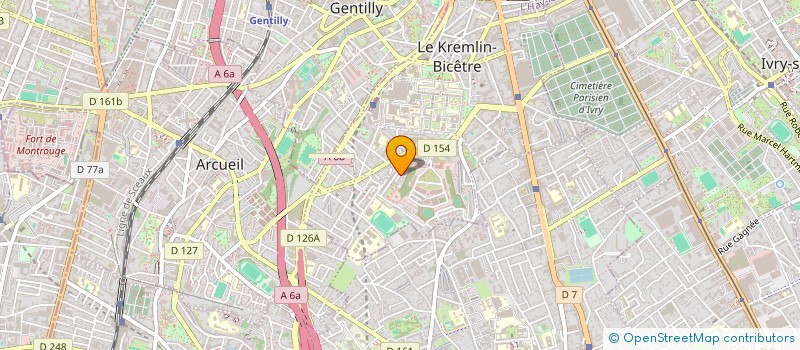 localisation de l'entreprise MONSIEUR MARVIN DUTERTRE  LE KREMLIN-BICETRE