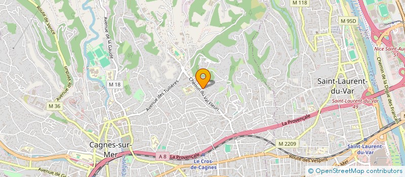 localisation de l'entreprise MONSIEUR MARVIN ESCANEZ à CAGNES-SUR-MER