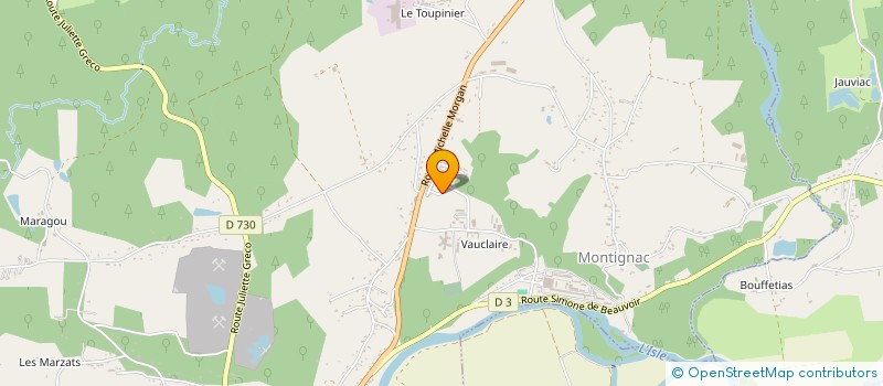 localisation de l'entreprise MONSIEUR MARVIN FAURE  SAINT-ANTOINE-SUR-L'ISLE