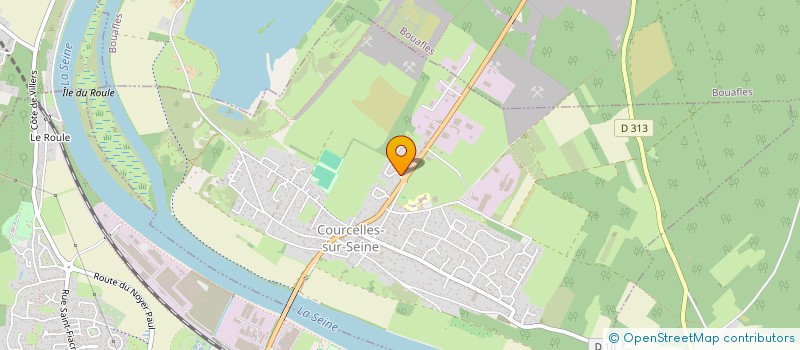 localisation de l'entreprise MONSIEUR MARVIN FELY  COURCELLES-SUR-SEINE