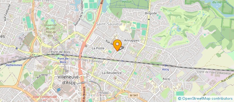 localisation de l'entreprise MONSIEUR MARVIN FLIGITER à VILLENEUVE-D'ASCQ