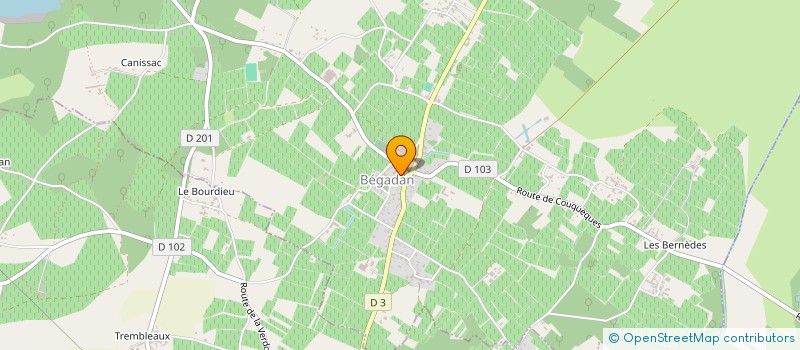 localisation de l'entreprise MONSIEUR MARVIN GAMIN  BEGADAN