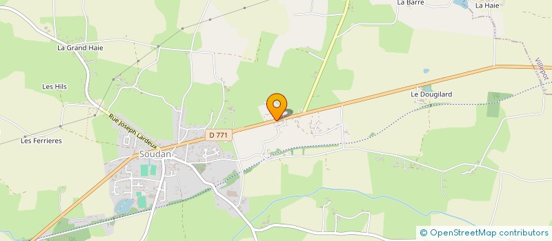 localisation de l'entreprise MONSIEUR MARVIN GARLANTEZEC à SOUDAN