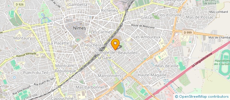 localisation de l'entreprise MONSIEUR MARVIN GIBERT  NIMES