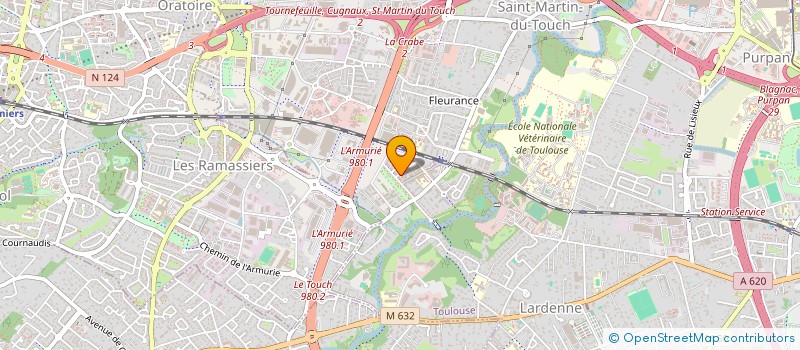 localisation de l'entreprise MONSIEUR MARVIN GILAMA  TOULOUSE