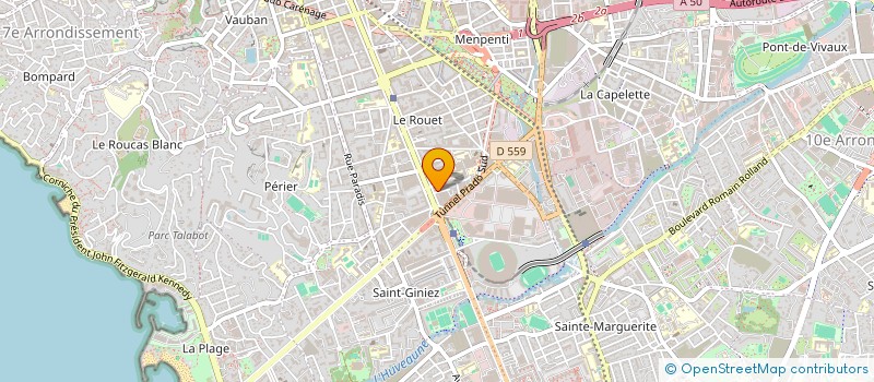localisation de l'entreprise MONSIEUR MARVIN GUION à MARSEILLE