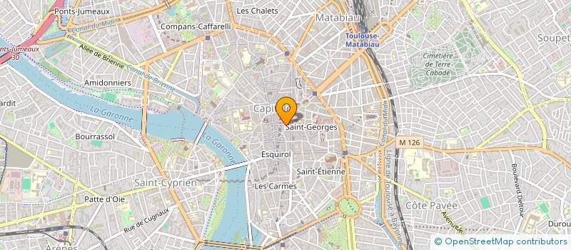 localisation de l'entreprise MONSIEUR MARVIN HAMAMA  PIBRAC